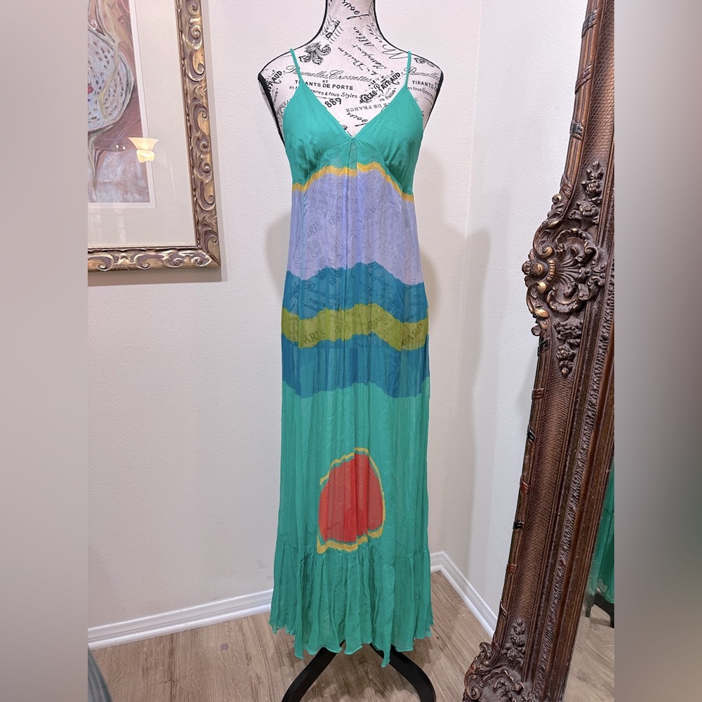 Diane Von Furstenberg by Andy Warhol 100% silk dress